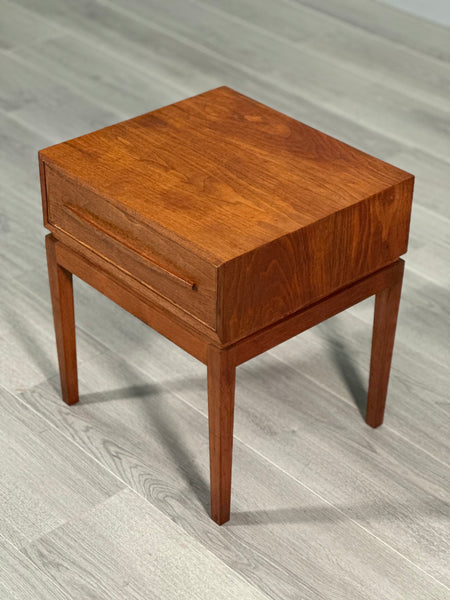 Mid 20th Century Walnut Bedside Cabinet