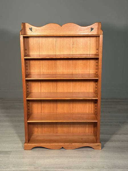 Arts And Crafts Pitch Pine Bookcase C.1900