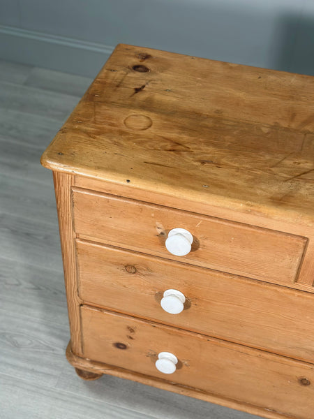 Victorian Pine Chest Of Drawers