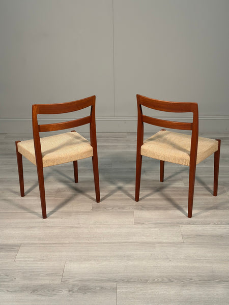 A Pair Of Nils Jonsson for Troeds Swedish Mid Century Teak Dining Chairs