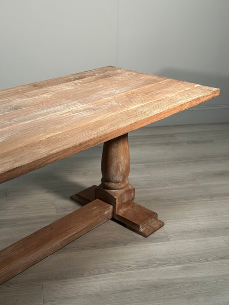 Vintage Large Oak Refectory Table