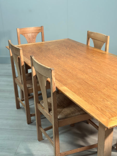 Terence Conran Dining Table & Set of 6 Chairs c1980