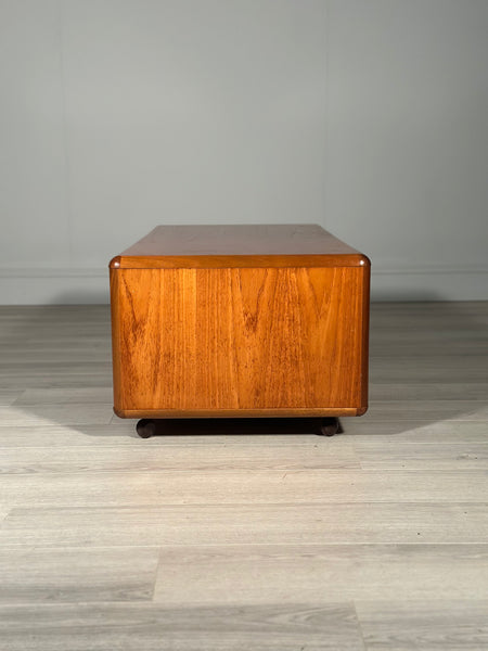 Large Double Sided Teak Coffee Table C.1980