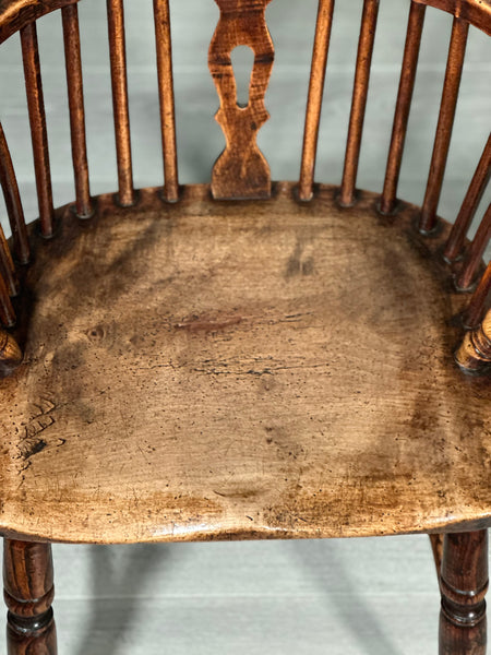 19th Century Elm Windsor Armchair