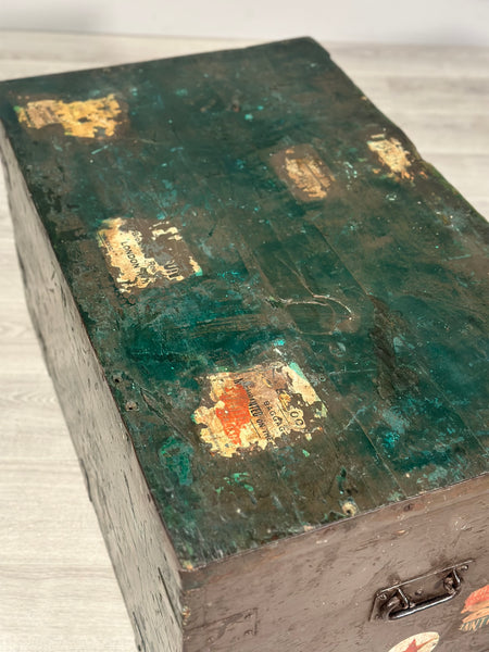 Antique White Star Line Ship Chest C.1910