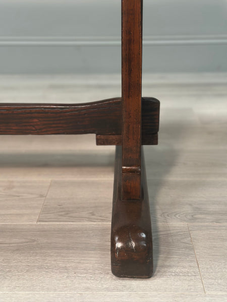 Large Arts & Crafts Oak Refectory Table