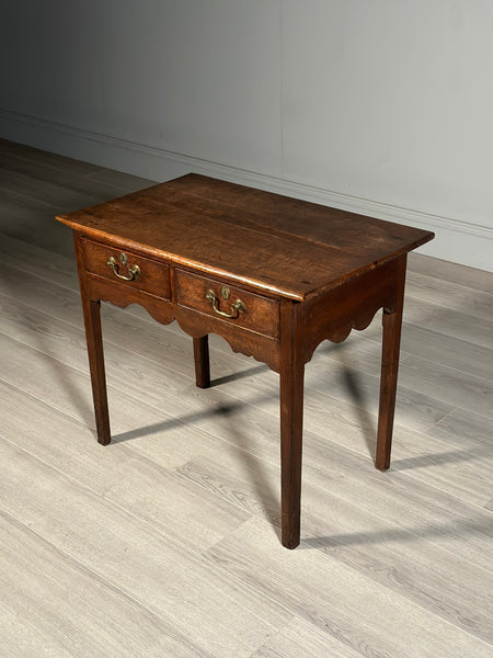 Small Georgian Oak Lowboy c.1780