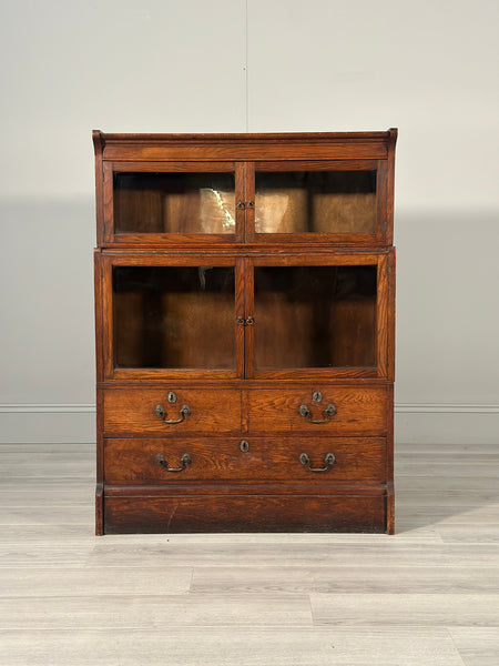 Small Oak Barrister’s Bookcase C.1910