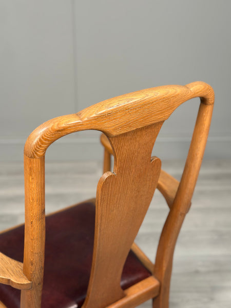 Oversized Oak Desk Chair C.1910