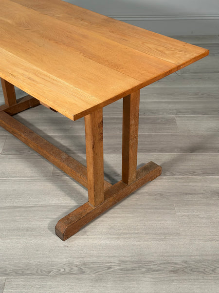 Small Arts And Crafts Oak Refectory Table C.1930