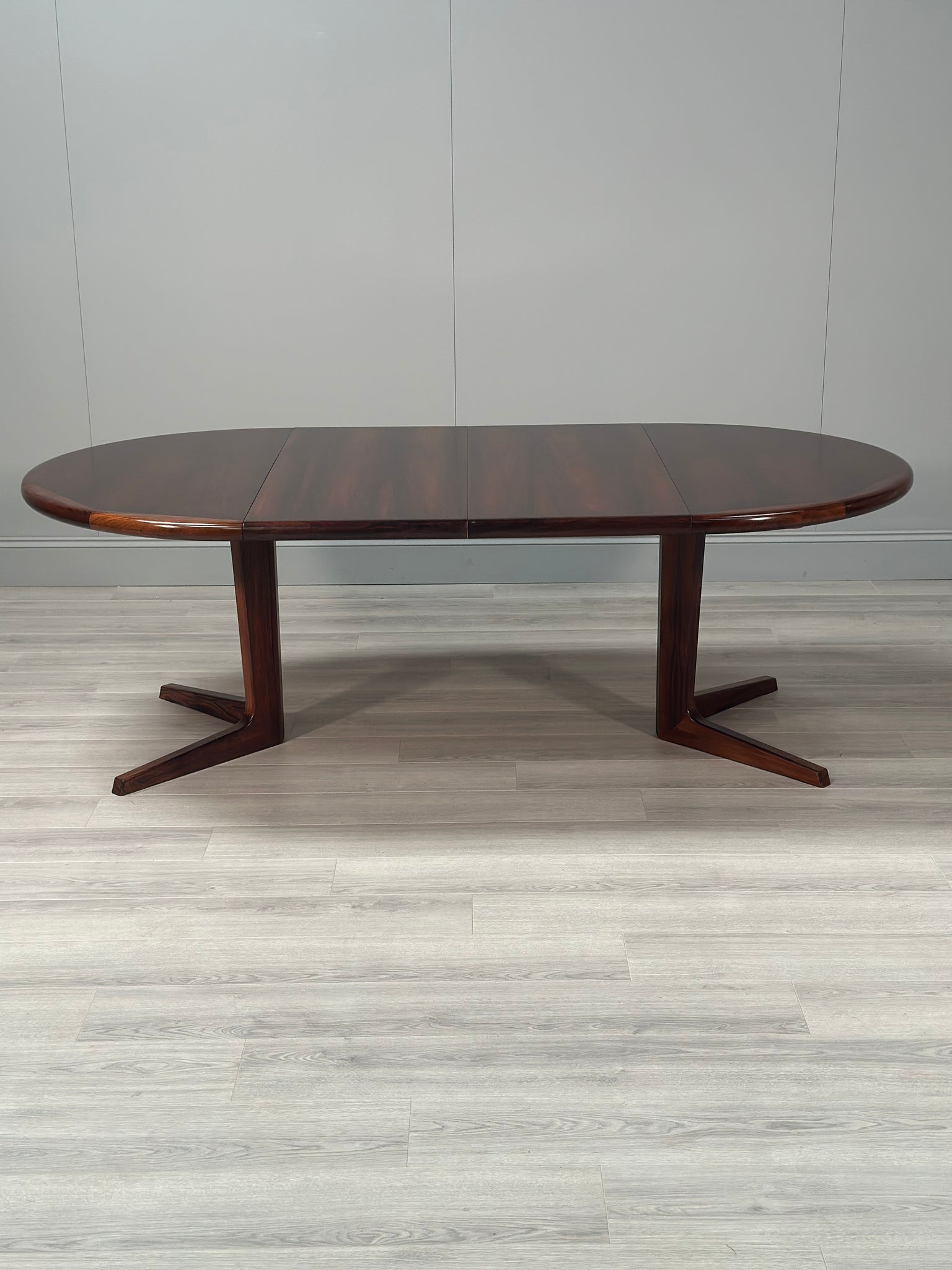 Danish Rosewood Dining Table By Bernhard Pedersen and Son