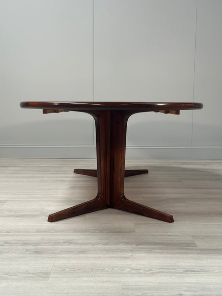 Danish Rosewood Dining Table By Bernhard Pedersen and Son