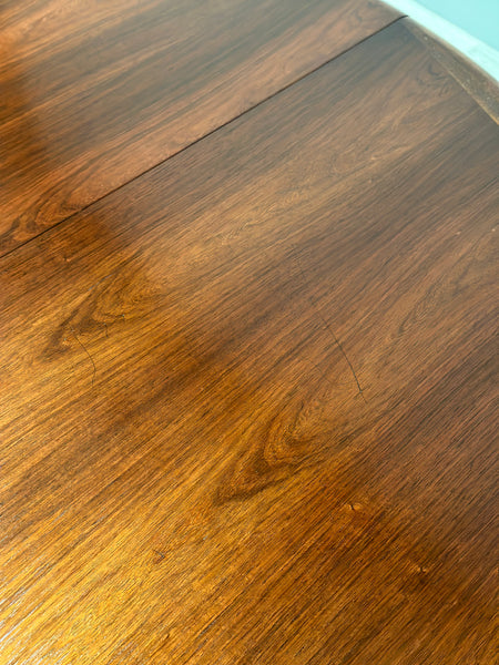 Danish Rosewood Dining Table By Bernhard Pedersen and Son