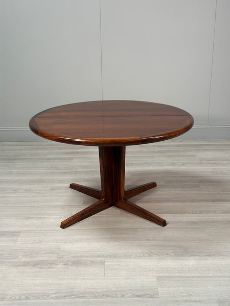 Danish Rosewood Dining Table By Bernhard Pedersen and Son
