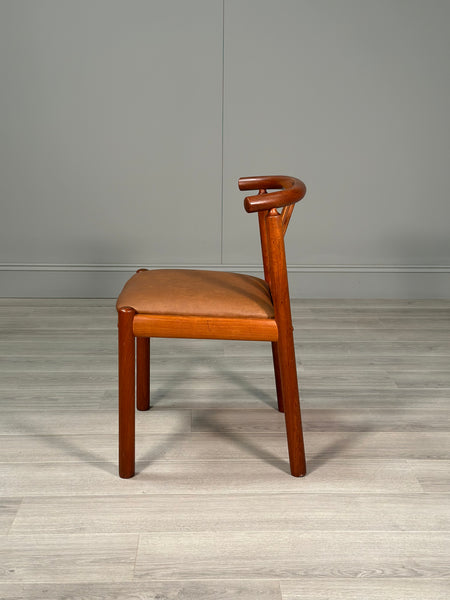 Set Of 6 Danish Dining Chairs By Hans J. Frydendal For Boltinge Stolefabrik, 1970s