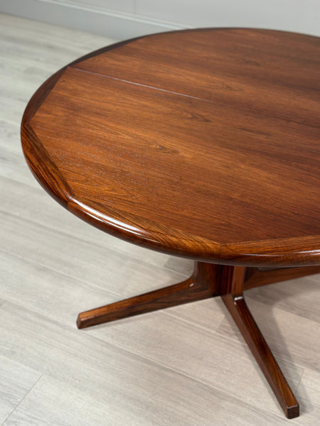 Danish Rosewood Dining Table By Bernhard Pedersen and Son