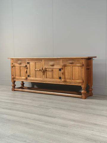 Rupert Griffiths Arts & Crafts English Oak long Sideboard