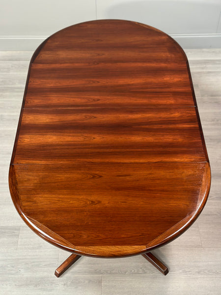 Danish Rosewood Dining Table By Bernhard Pedersen and Son