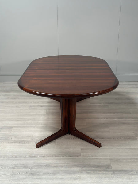 Danish Rosewood Dining Table By Bernhard Pedersen and Son