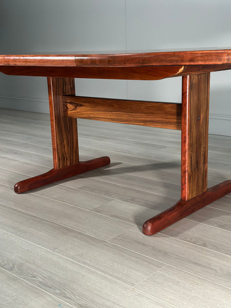 Mid 20th Century Danish Rosewood Dining Table