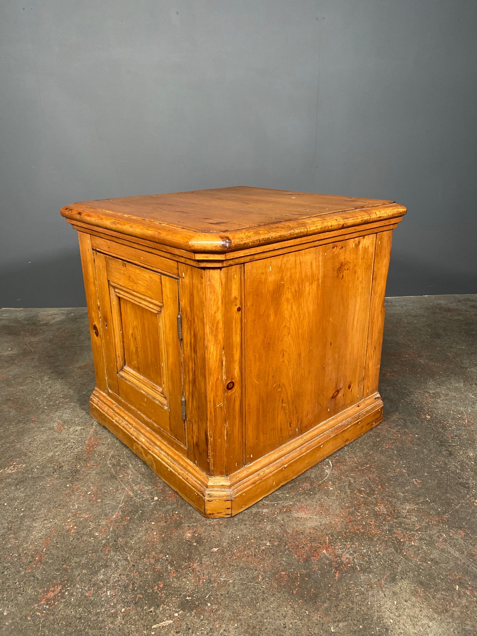 19th Century Victorian Pine Safe Stand Cupboard