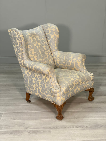 Early 20th Century Winged Back Armchair