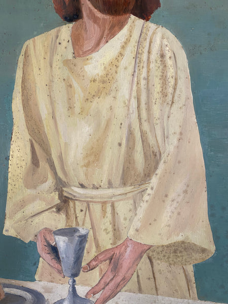Religious Oil Painting by H Irving