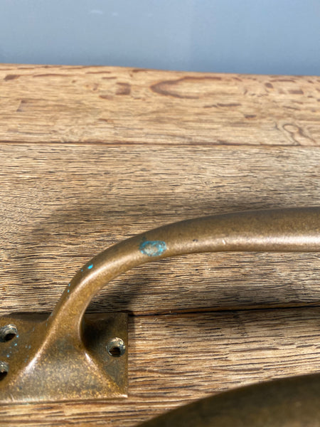 A Pair Of Victorian Bronze Pull Shop Handles