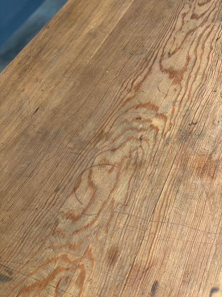 Victorian Pitch Pine Writing Desk
