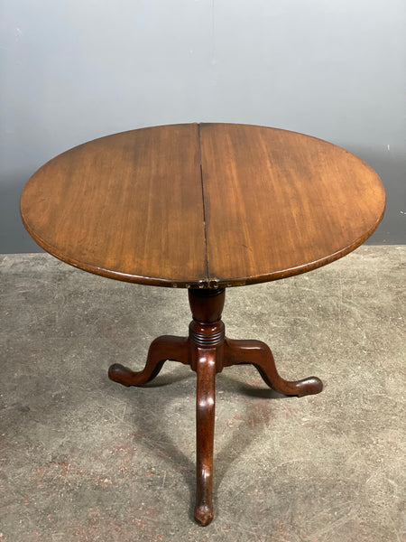 A Rare Georgian Mahogany Flip Top Table