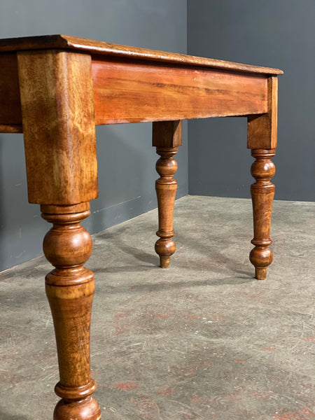 19th Century Satin Birch Scottish Console Table