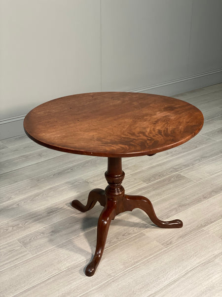 Antique Georgian Mahogany Tilt Top Table