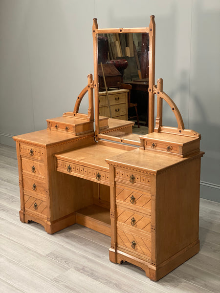 19th Century Aesthetic Movement Ash Dressing Table