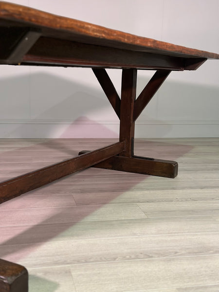Monumental 19th Century Oak Refectory Table