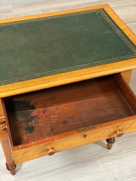 Small Victorian Writing Desk By Heals & Son London