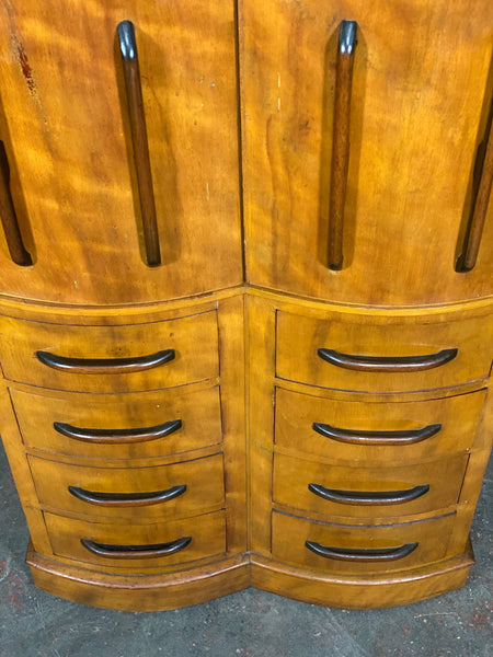 Art Deco Walnut Cabinet