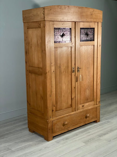 19th Century Pine Hall Cupboard