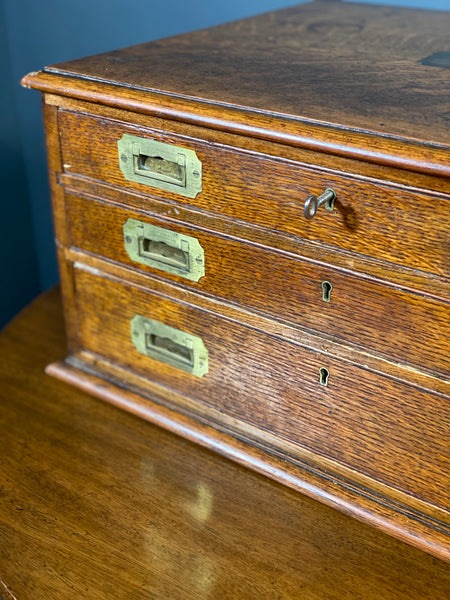 Antique Oak Cutlery Cabinet Mappin And Webb