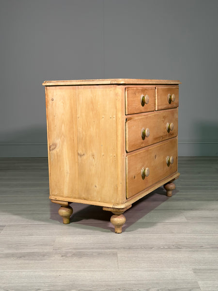 Victorian Pine Chest Of Drawers