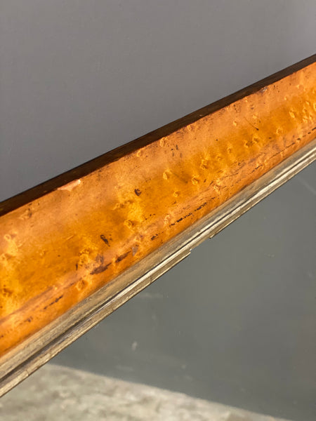 Large Early 20th Century Birds Eye Maple Mirror