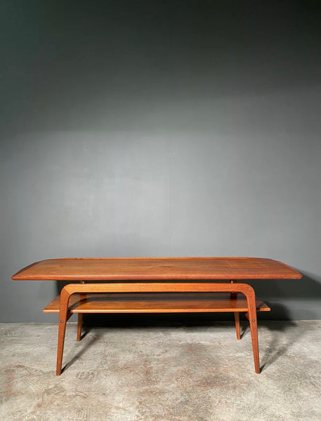 Danish Arne Hovmand Olsen Teak Mid Century Coffee Table