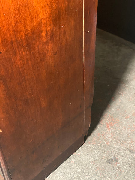 Large Figured Mahogany Georgian Cupboard