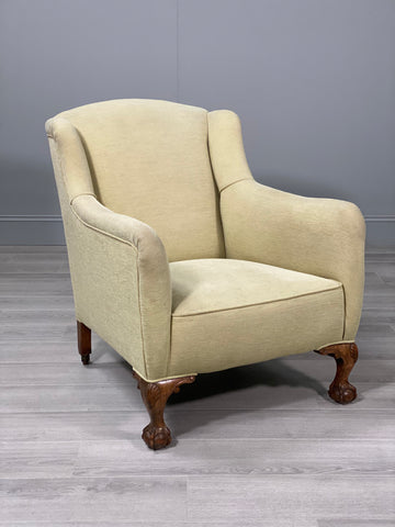 Early 20th Century Ball And Claw Armchair