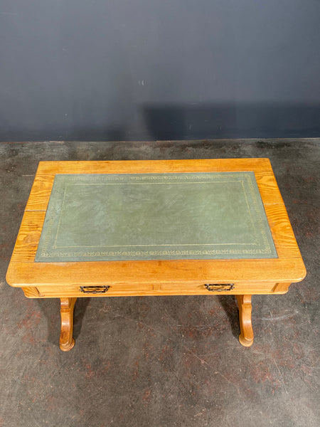 Small Light Oak Writing Desk c1920