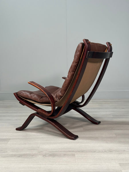 Focus Leather Armchair By Bramin c.1970’s