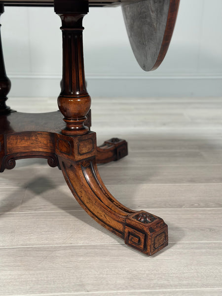 19th Century Rosewood Dropleaf Centre Table