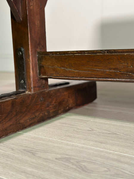 Monumental 19th Century Oak Refectory Table
