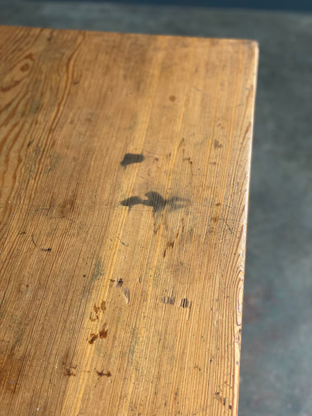 Victorian Pitch Pine Writing Desk