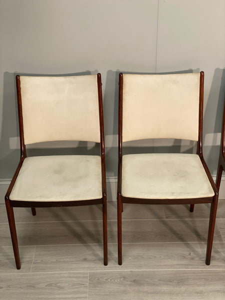 Set Of Nine Danish Rosewood Chairs By Johannes Andersen