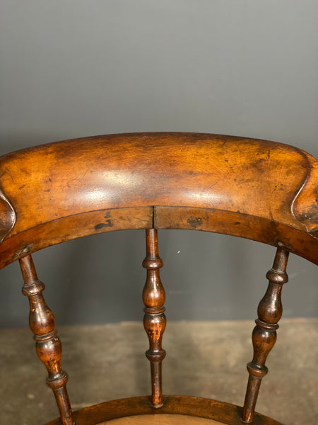 19th Century Captains Swivel Desk Chair